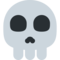Skull emoji on Twitter